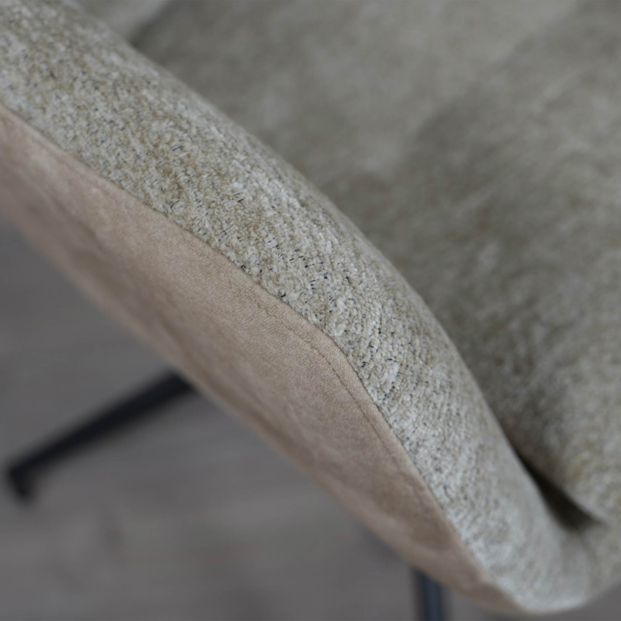 Stuhl 360 grad drehbar Stoff / Beige