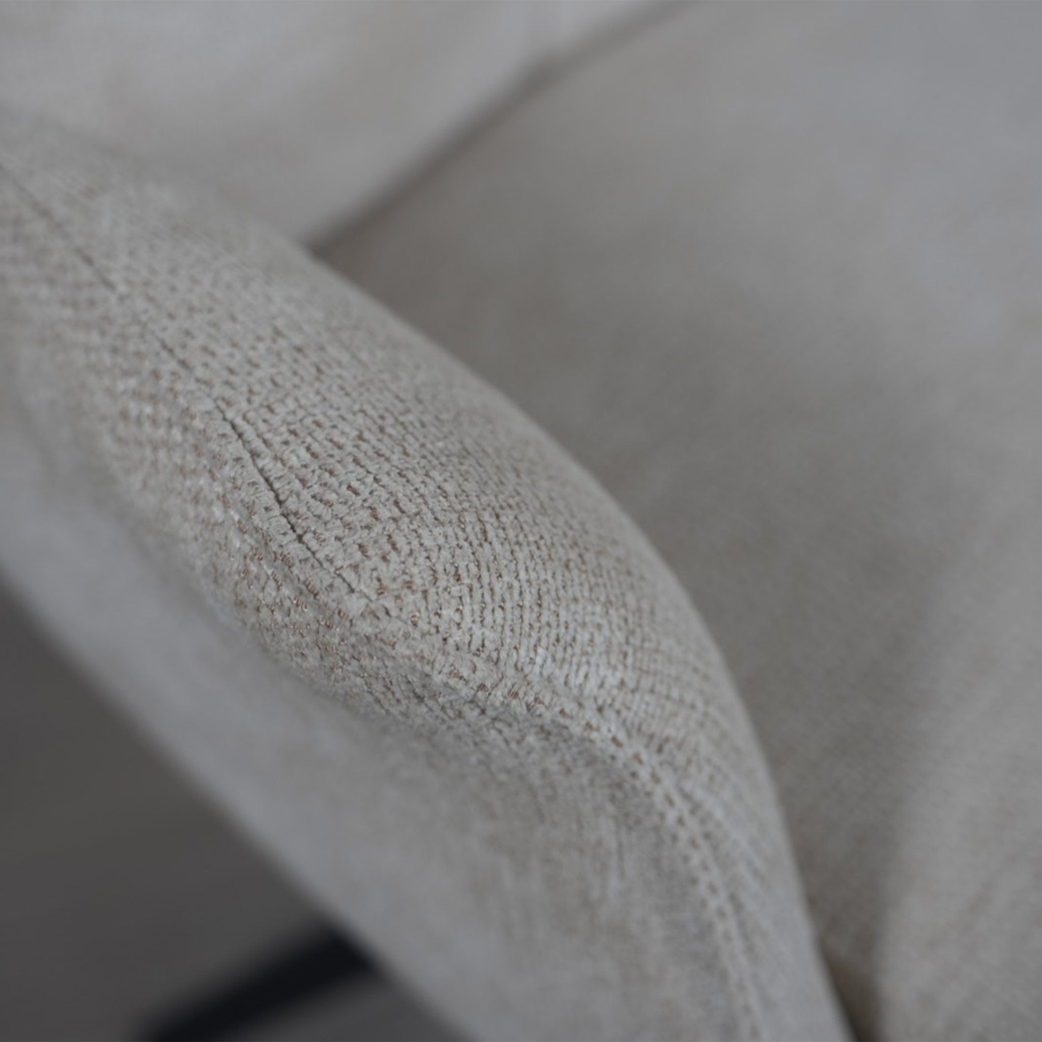 Stuhl 360 grad drehbar Stoff / Cremfarben